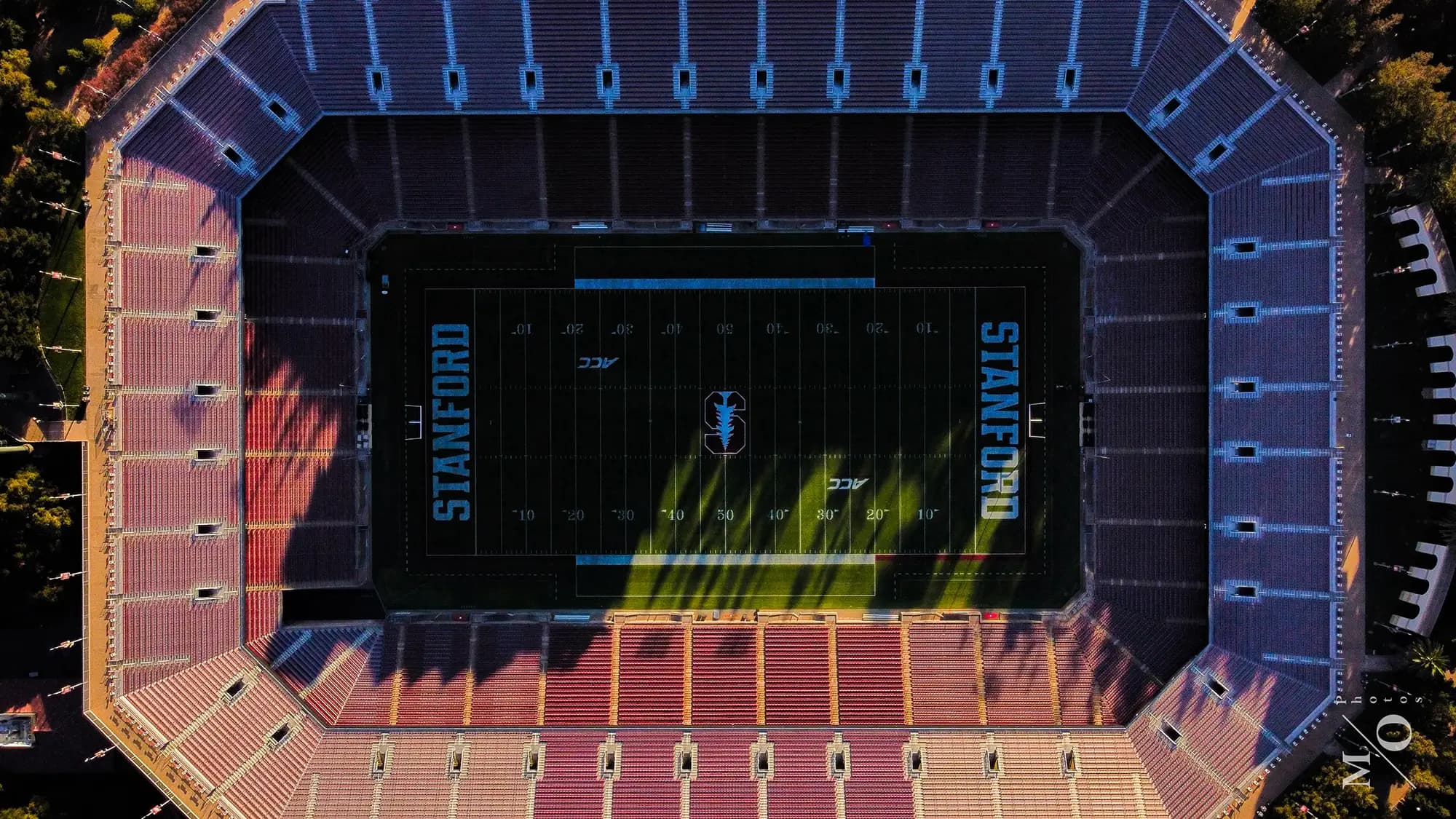 Aerial · Stadium landscape
